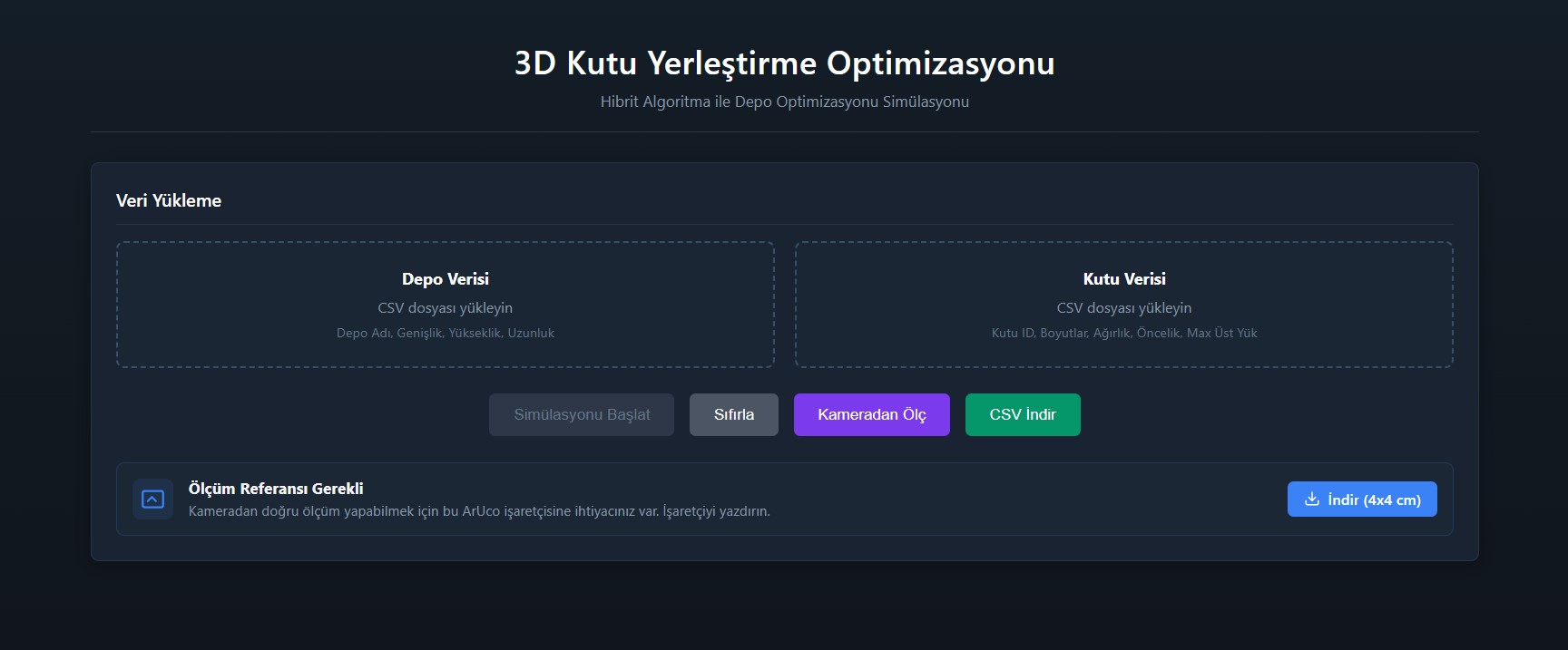 Smart Warehouse Optimizer Screenshot
